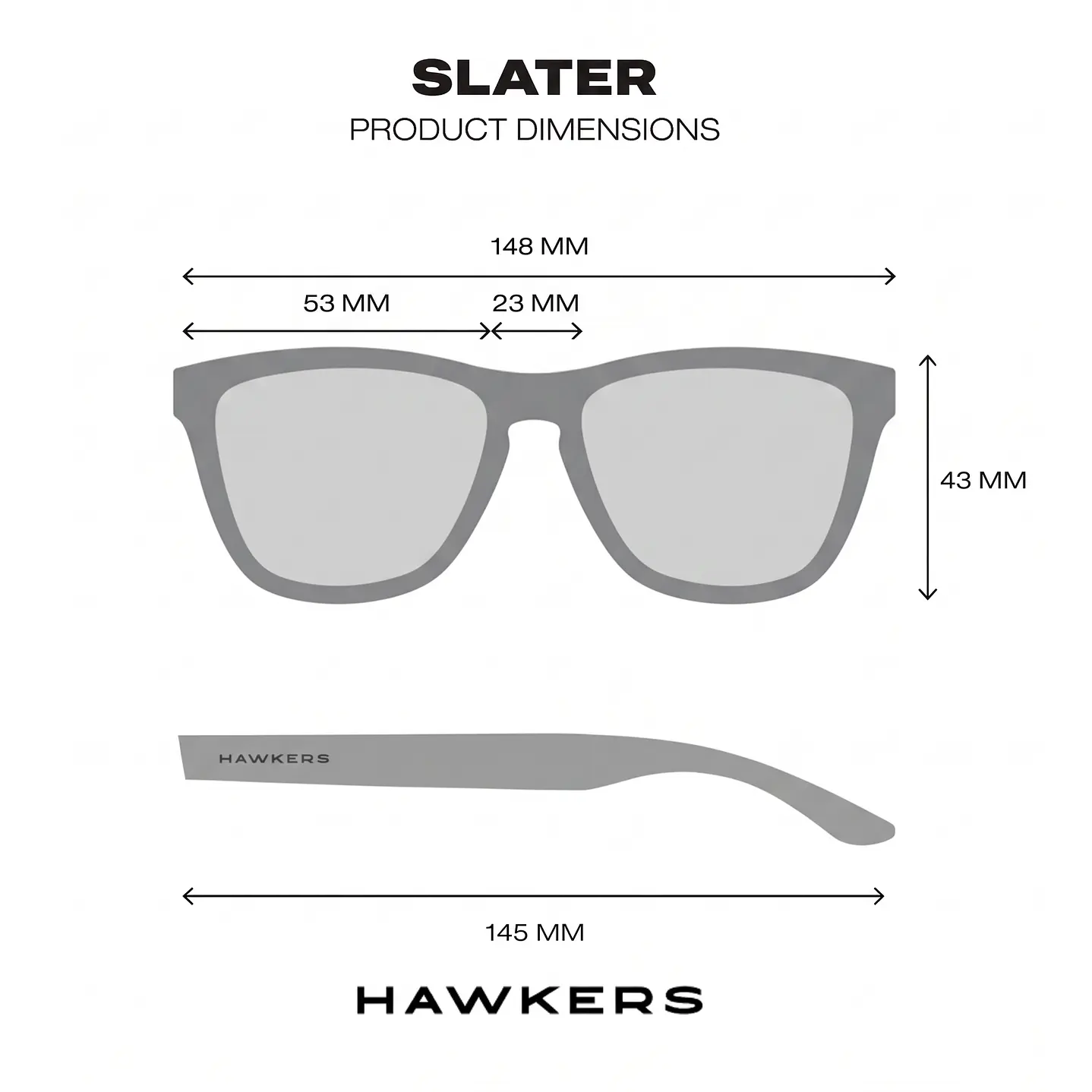 Lentes de Sol Polarizado Hawkers Slater HSLA22CETP Carey Verde - Talla 53mm 4