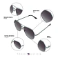 Lentes de Sol Tommy Hilfiger X60086 - Talla 57mm - Miniatura 4