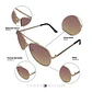 Lentes de Sol Tommy Hilfiger Outlook X60101 - Talla 61mm - Miniatura 7