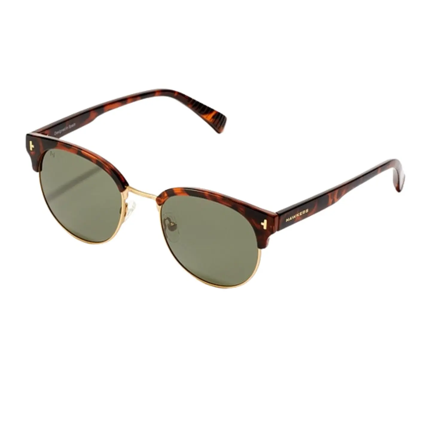 Lentes de Sol Polarizado Hawkers NEW CLASSIC ROUNDED HNCR23CETP Marron Tortuga Unisex Talla 53 mm 2