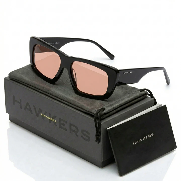 Lentes de Sol Hawkers Zenith HZEN24BWX0 Negro y Marron Unisex Talla 57mm 1