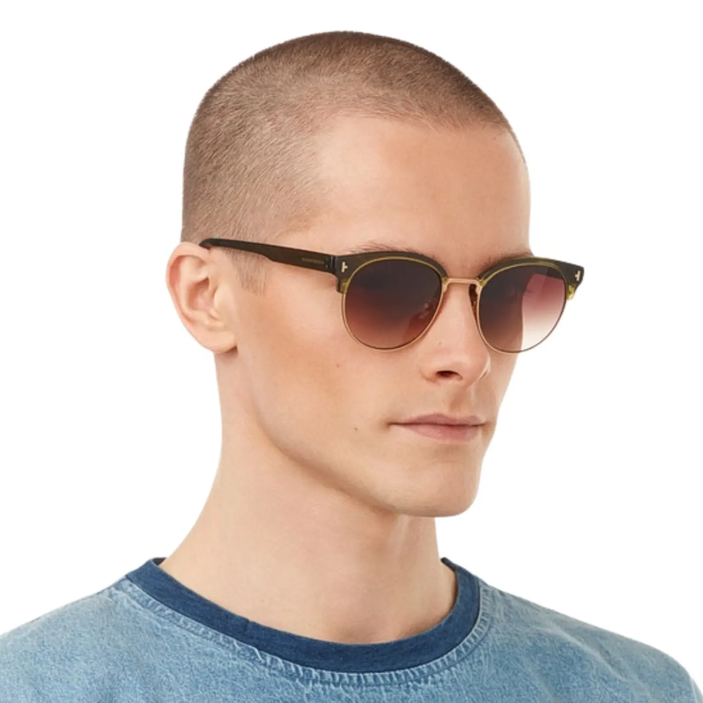 Lentes de Sol Hawkers NEW CLASSIC ROUNDED HNCR23EWT0 Marron Degrade Unisex Talla 53 mm 8