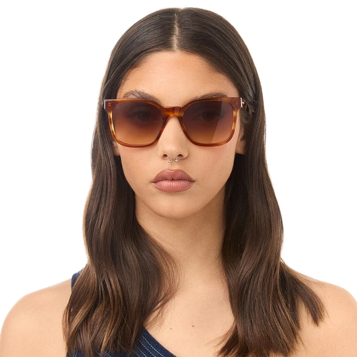 Lentes de Sol Hawkers Tribe HTRI23WWX0 Marron Degrade Unisex Talla 53mm 7