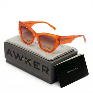 Lentes de Sol Hawkers Manhattan HMHA22OWX0 Naranja Degrade Unisex Talla 53mm