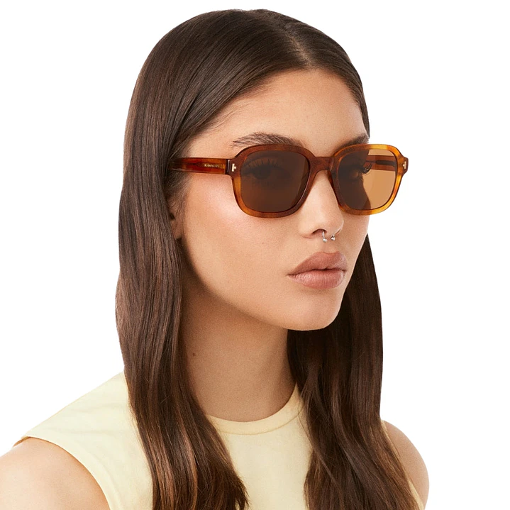 Lentes de Sol Hawkers Twist HTWI23CWX0 Marron Unisex Talla 52mm 8