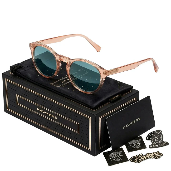 Lentes de Sol Hawkers BEL AIR BELTR04 Rosa y Azul Unisex Talla 50mm 1