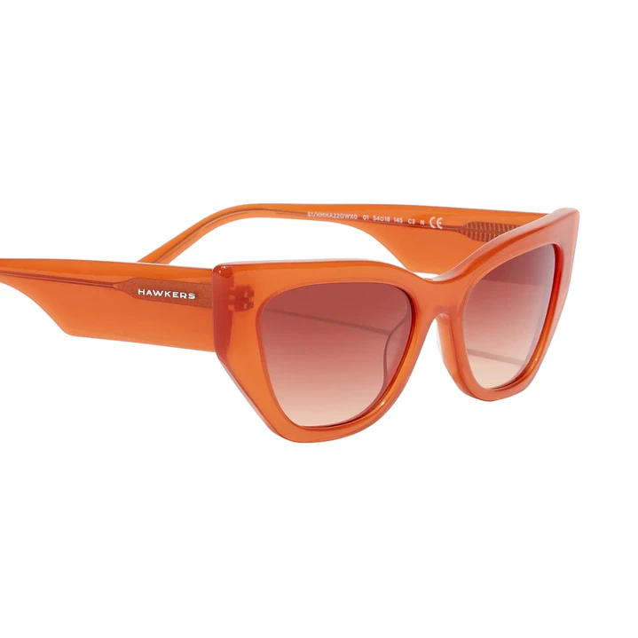 Lentes de Sol Hawkers Manhattan HMHA22OWX0 Naranja Degrade Unisex Talla 53mm 5