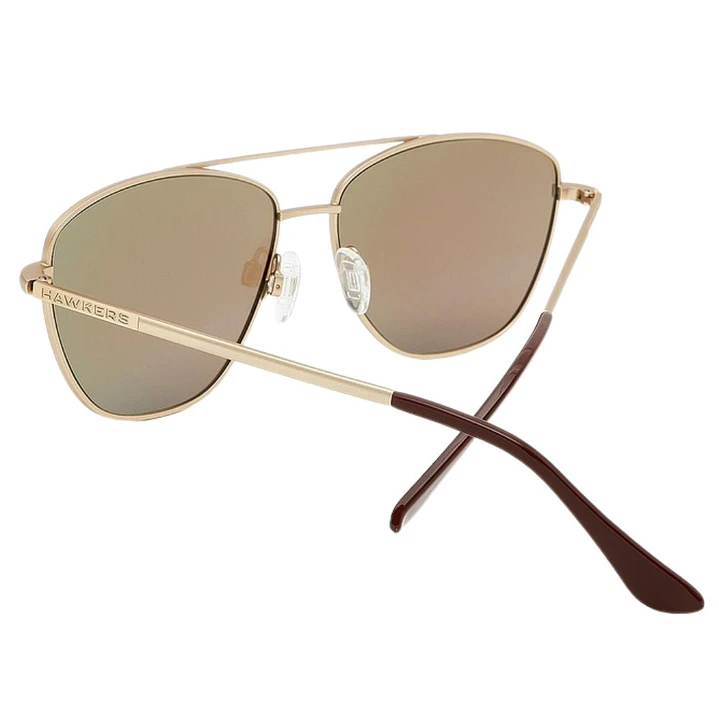 Lentes de Sol Hawkers LAX A1804 Azul Espejado Unisex Talla 57mm 4