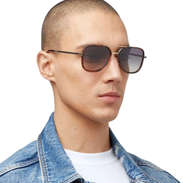 Lentes de Sol Hawkers Captain HCAP21CBXP Marron Tortuga Unisex Talla 55mm 8