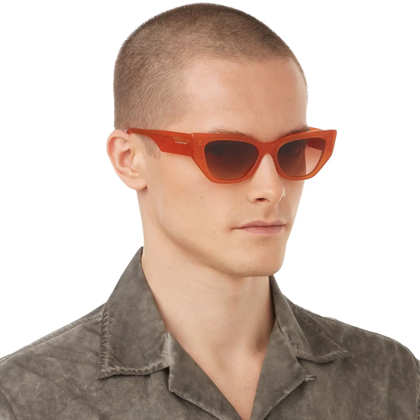 Lentes de Sol Hawkers Manhattan HMHA22OWX0 Naranja Degrade Unisex Talla 53mm 8