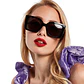 Lentes de Sol Hawkers Chazara HCHA20BBX0 Negro Unisex Talla 55mm - Miniatura 6