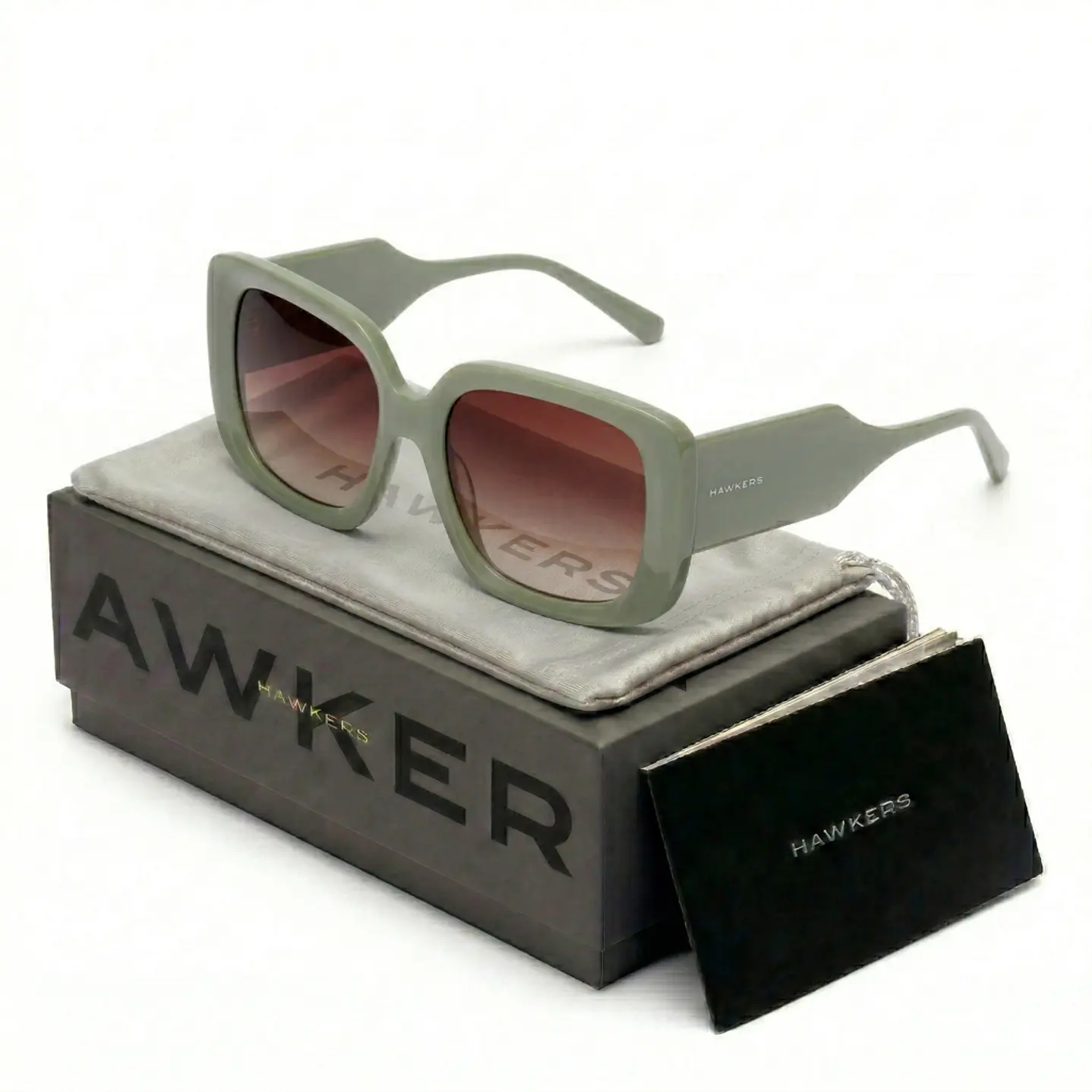 Lentes de Sol Hawkers Negroni HNEG22JWX0 Verde Unisex Talla 56mm 1