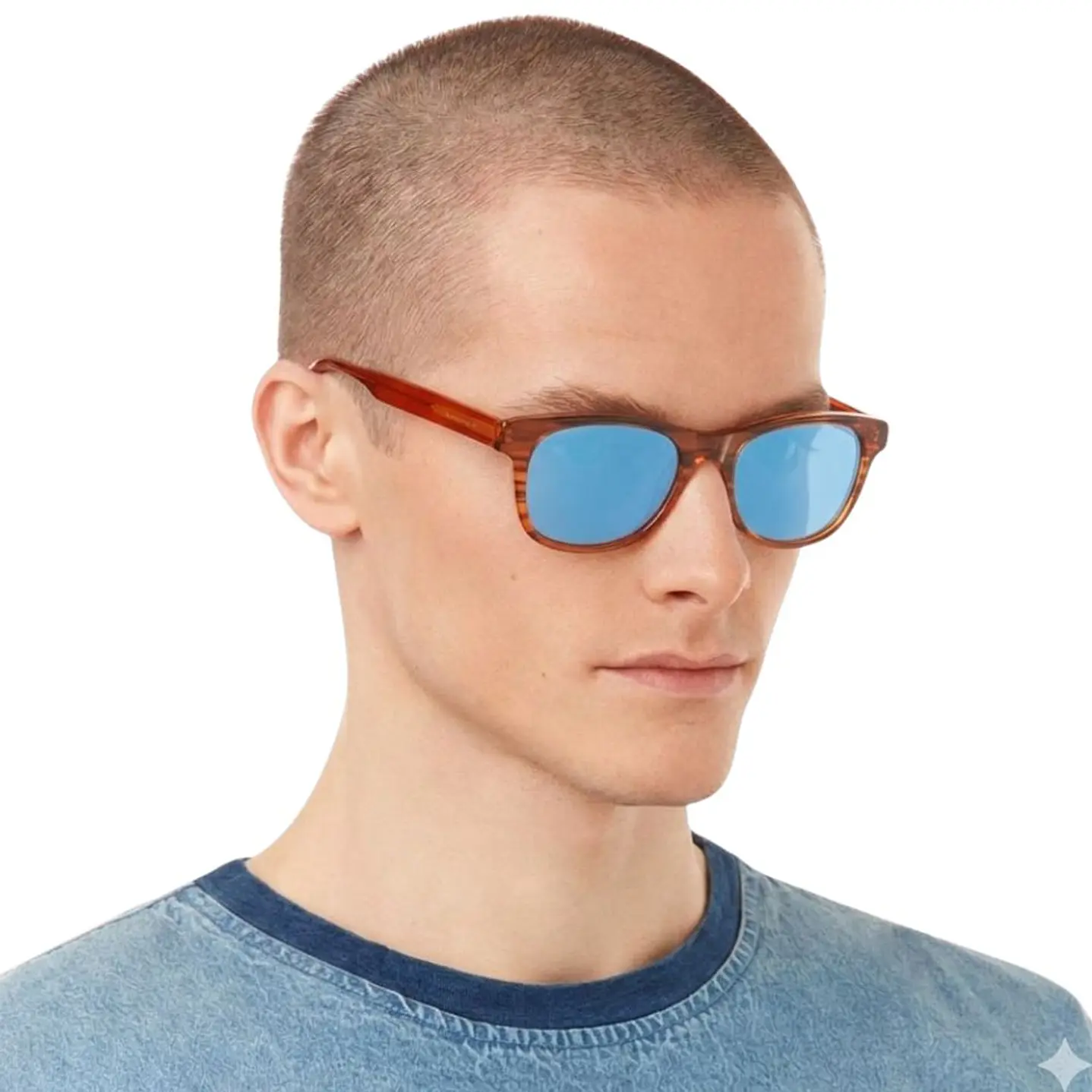 Lentes de Sol Hawkers N° 35 HN3520WLX0 Naranja Semitransparente Unisex Talla 53mm 7