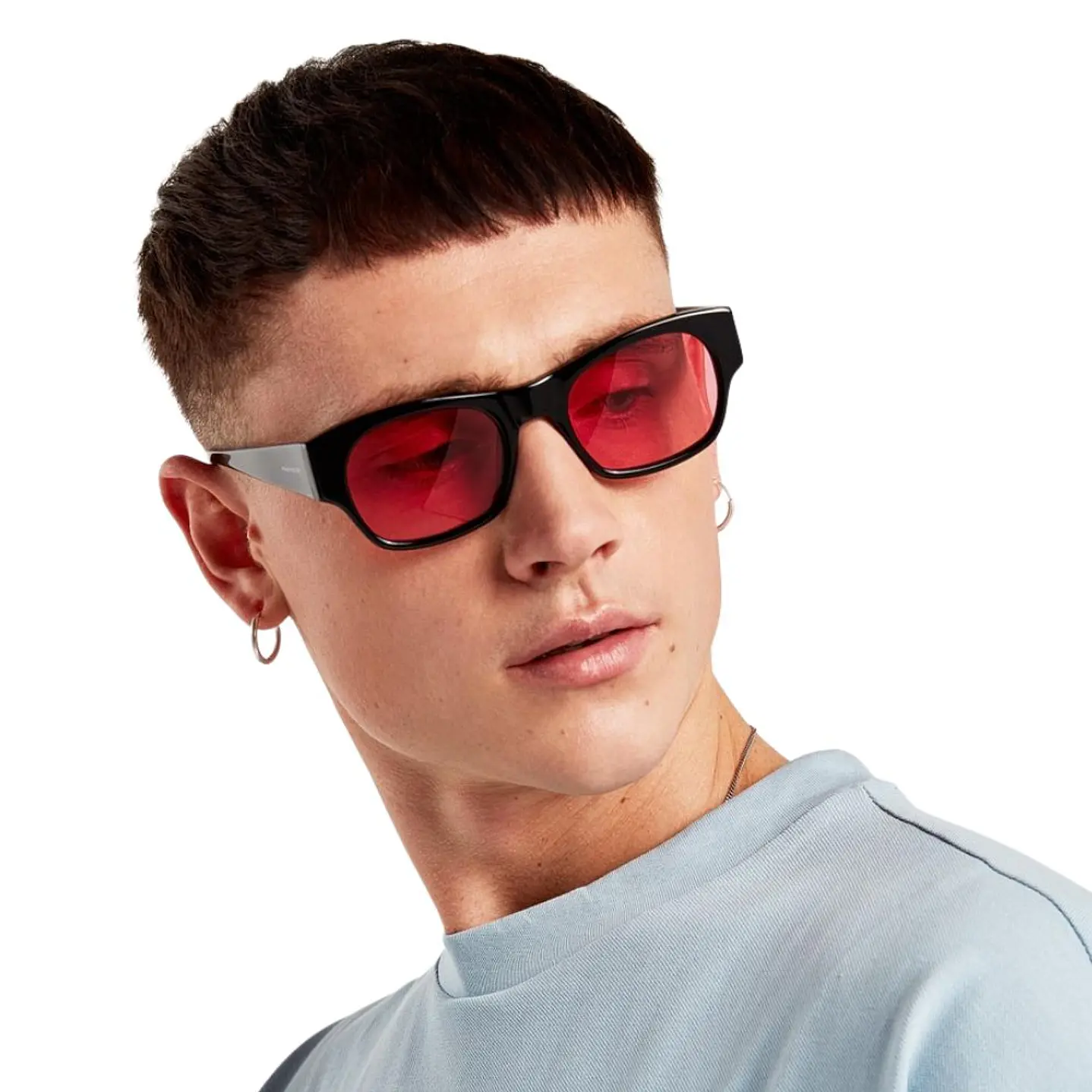 Lentes de Sol Hawkers BRONY HBRO20BRX0 Rojo Unisex Talla 51mm 5