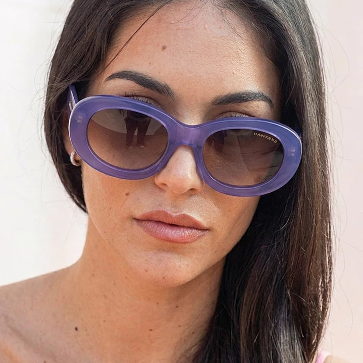 Lentes de Sol Hawkers Southside HSSI24PWX0 Morado Semitransparente Unisex Talla 53mm 7