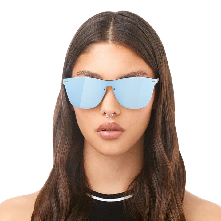 Lentes de Sol Hawkers ONE VENM METAL HOVM20DLM0 Celeste Espejado Unisex Talla 141mm 7