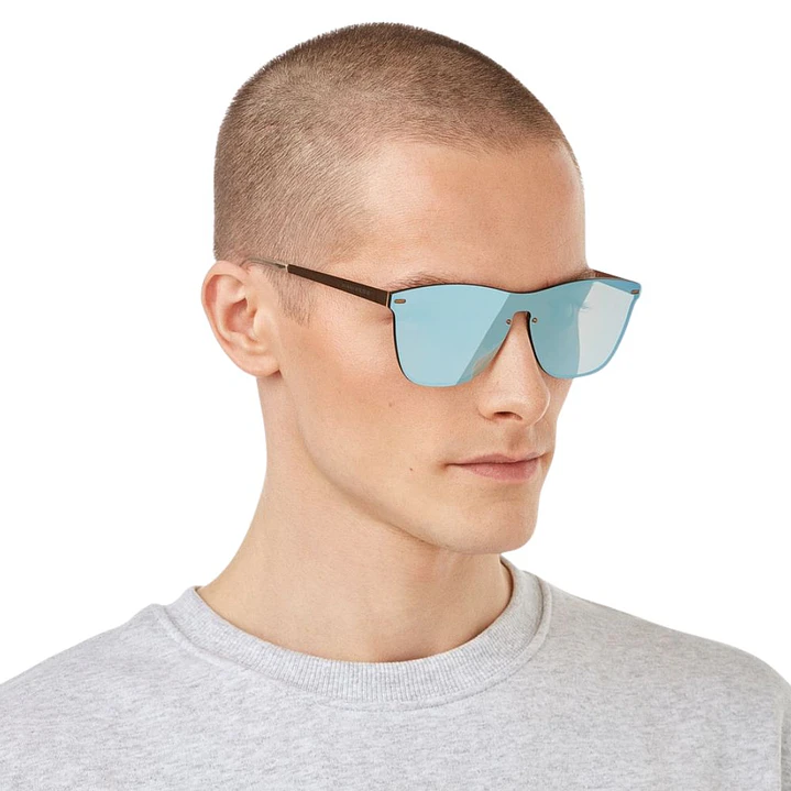 Lentes de Sol Hawkers ONE VENM METAL HOVM20DLM0 Celeste Espejado Unisex Talla 141mm 8