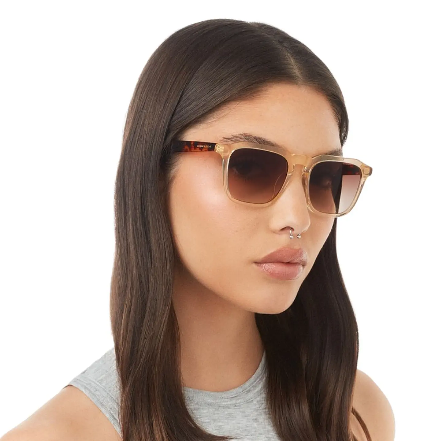 Lentes de Sol Hawkers ETERNITY HETE20WWX0 Marron Degrade Unisex Talla 51mm 9