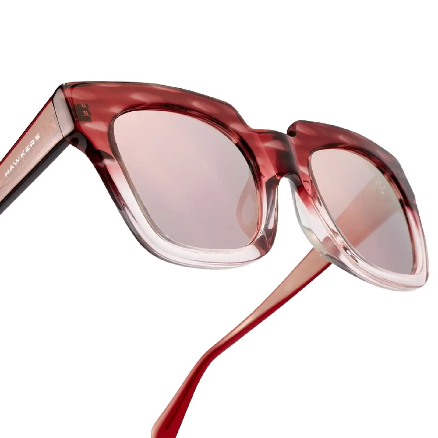 Lentes de Sol Hawkers ROW X HROW20RKX0 Oro Rosa Espejado Unisex Talla 50mm 6