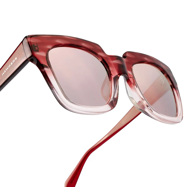 Lentes de Sol Hawkers ROW X HROW20RKX0 Oro Rosa Espejado Unisex Talla 50mm 6