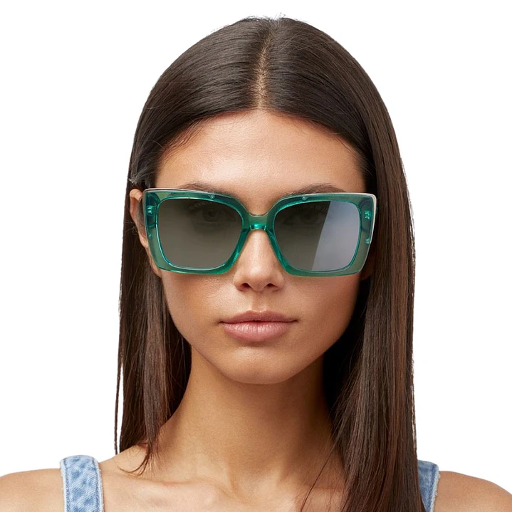 Lentes de Sol Hawkers CHAZARA HCHA20EEX0 Tuequesa Transparente Unisex Talla 55mm 7