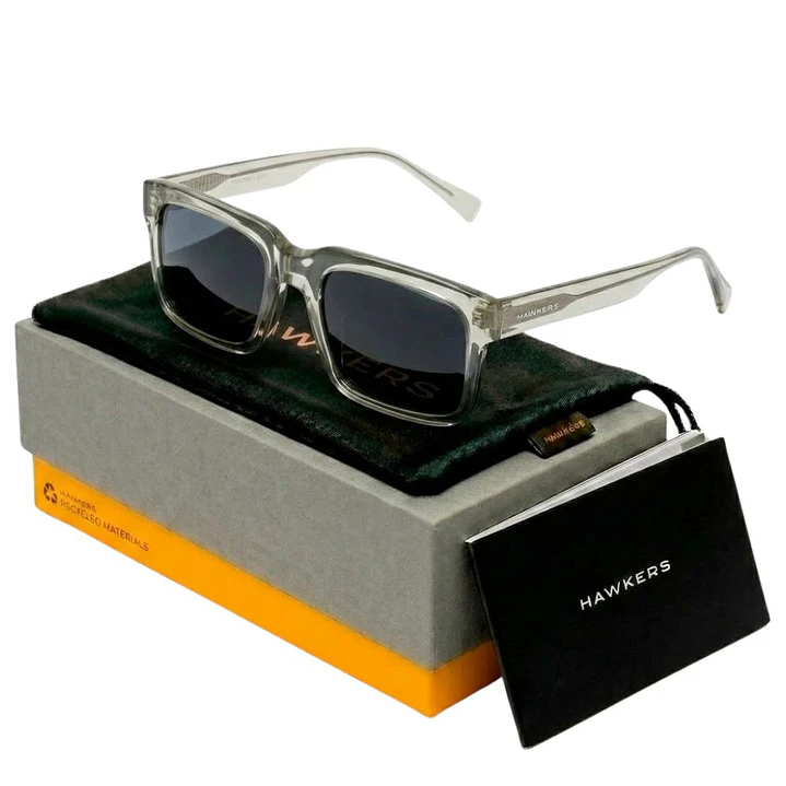 Lentes de Sol Hawkers INWOOD HINW21GBX0 Gris Transparente Unisex Talla 54mm 1