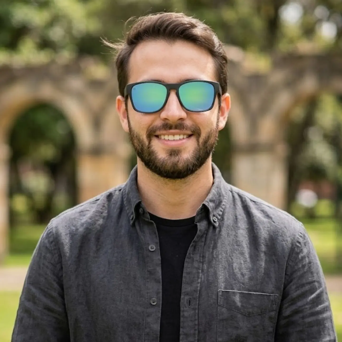 Lentes de Sol Polarizado Hawkers CORE RAW HCRA24BFTP Verde Espejado Unisex Talla 56 mm 6