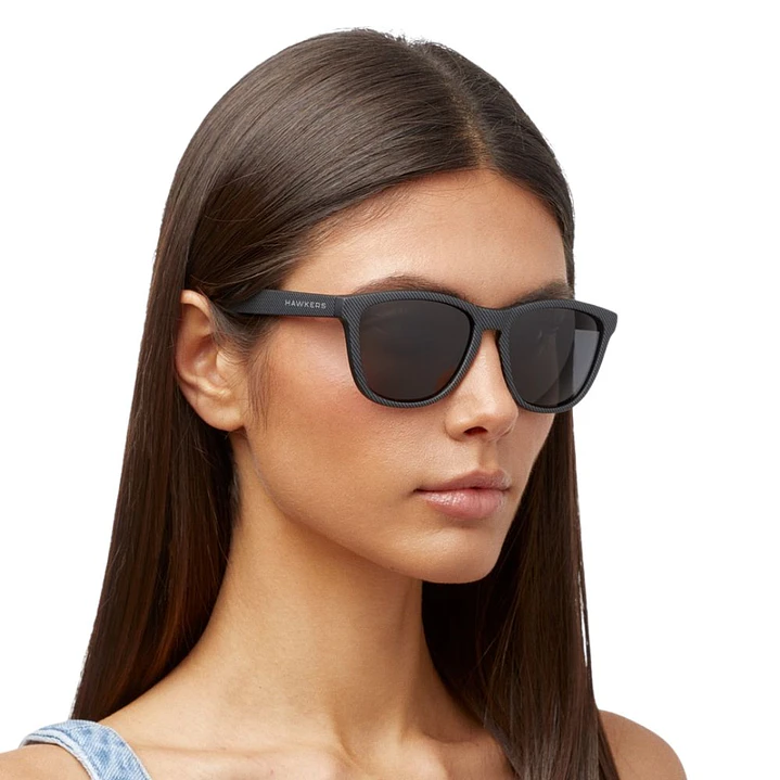 Lentes de Sol Polarizado Hawkers ONE CARBONO HOCA20BBTP Negro Estampado Unisex Talla 54mm 7