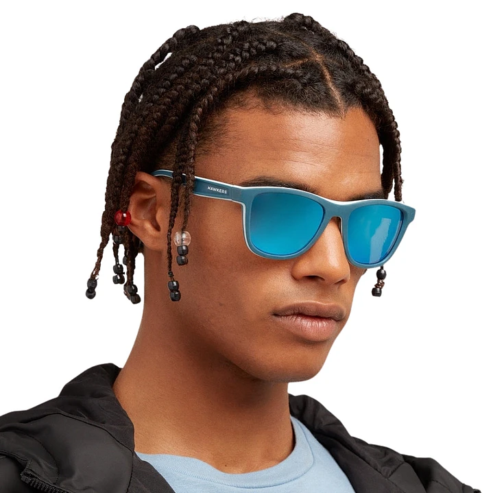 Lentes de Sol Hawkers ONE SPORT HOSP20LLT0 Azul Espejado Unisex Talla 59 mm 8