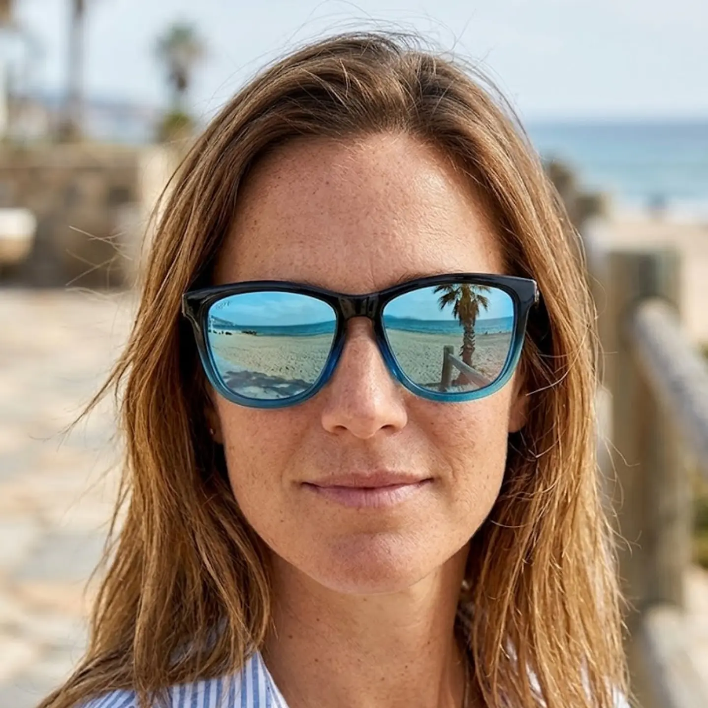Lentes de Sol Polarizado Hawkers ONE HONE21LLTP Azul Espejado Unisex Talla 54 mm 8
