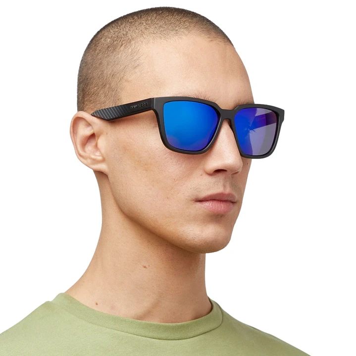 Lentes de Sol Polarizado Hawkers MOTION HMOT22BLTP Azul Espejado Unisex Talla 58 mm 8