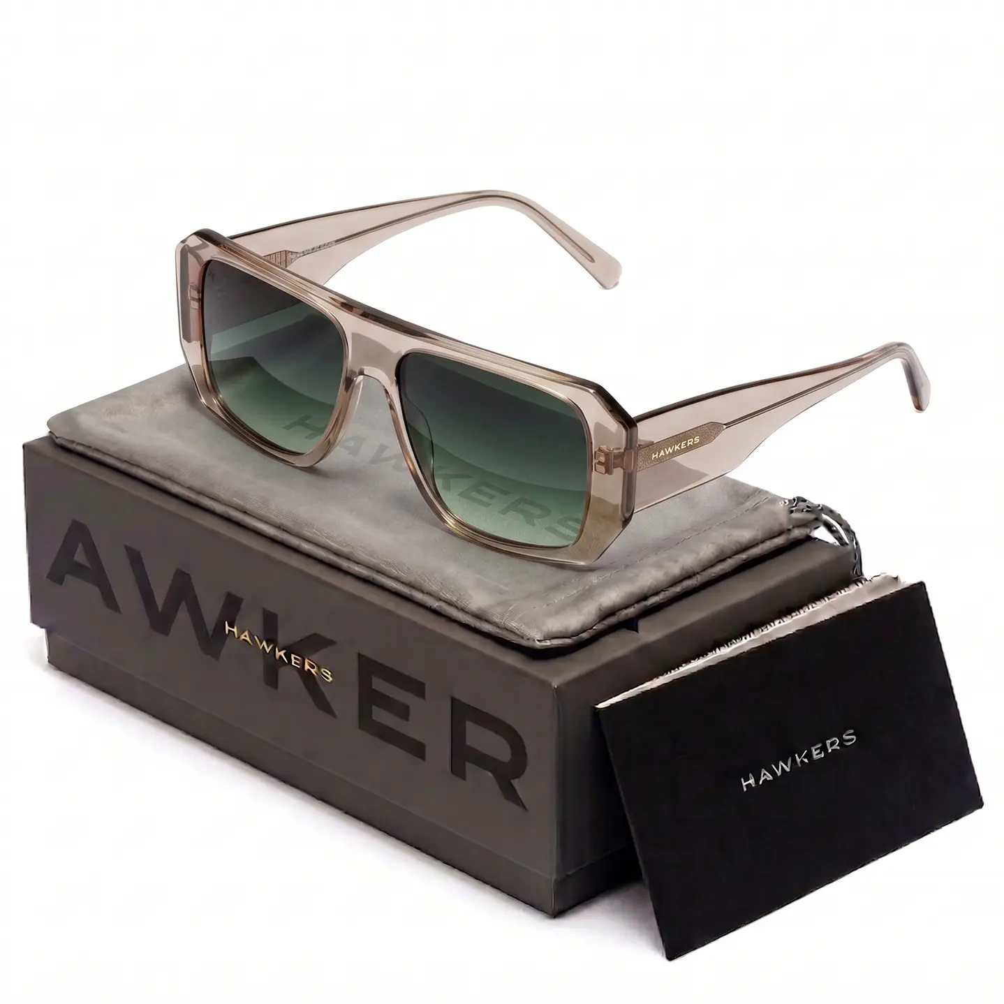Lentes de Sol Hawkers Hell HHEL24GEX0 Gris Transparente Unisex Talla 56mm 1