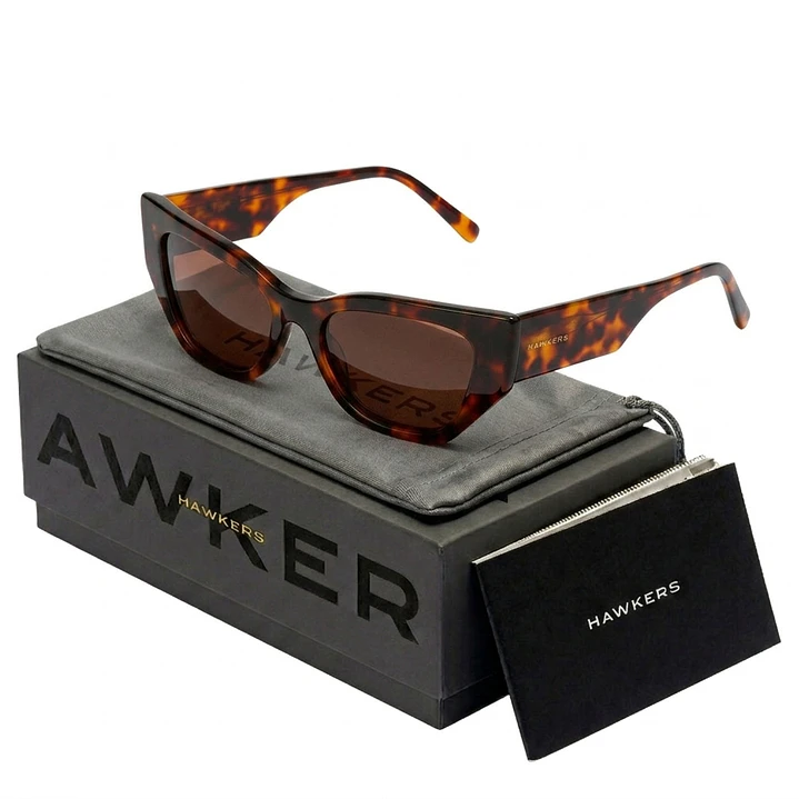 Lentes de Sol Hawkers Manhattan HMHA22CWX0 Marron Tortuga Unisex Talla 53mm 1