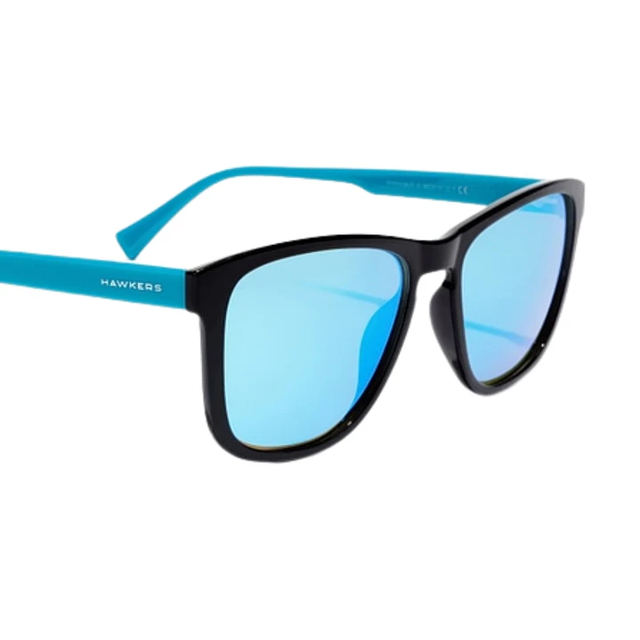 Lentes de Sol Polarizado Hawkers ZHANNA HZHA22BLTP Azul Espejado Unisex Talla 56 mm 4
