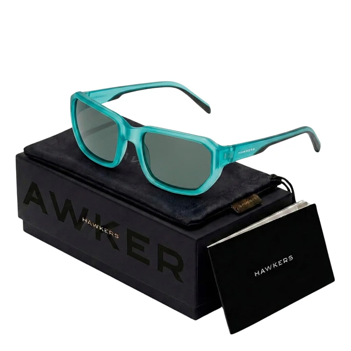Lentes de Sol Polarizado Hawkers BOLT HBOL22LBTP Celeste Mate Unisex Talla 57 mm 1
