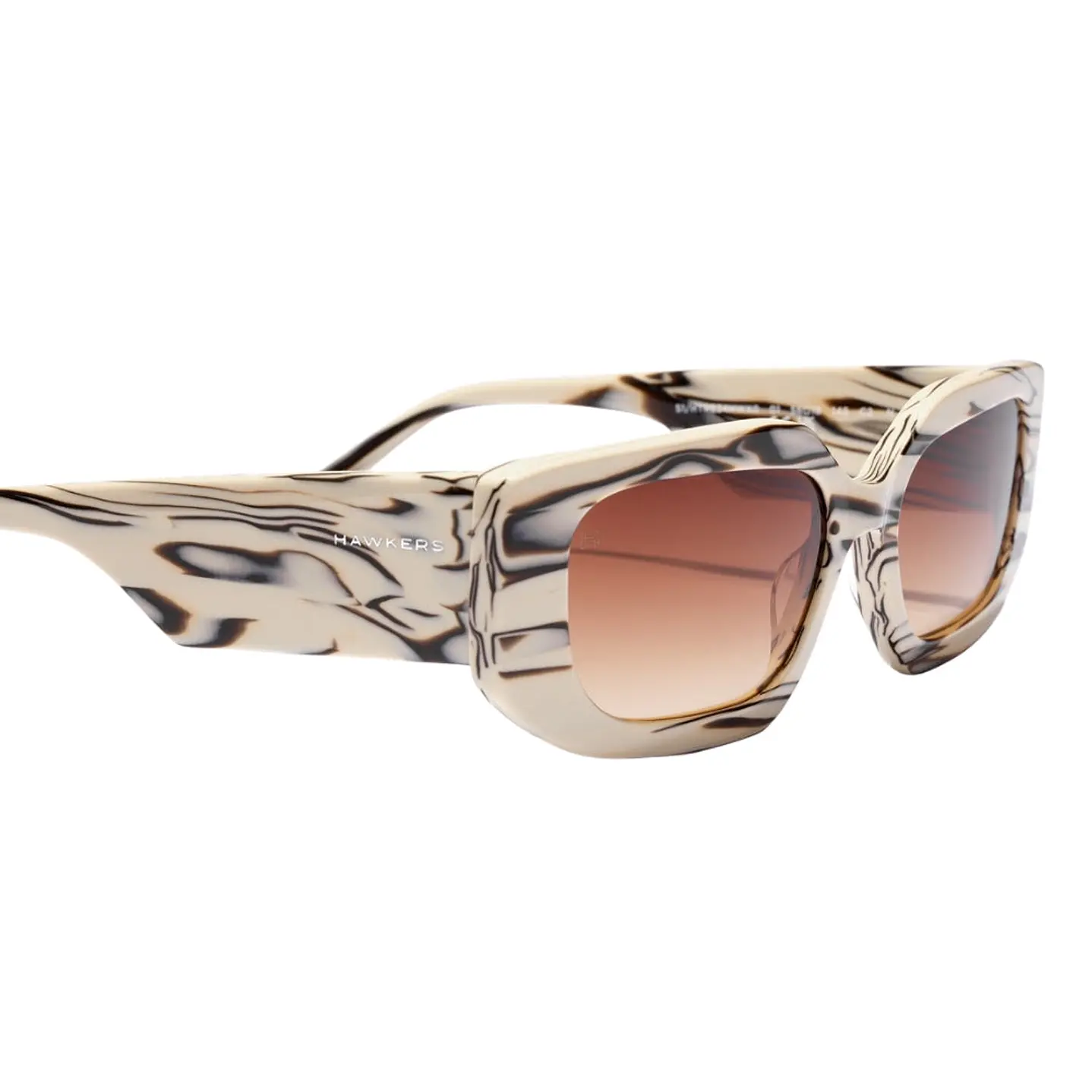 Lentes de Sol Hawkers Trendset HTRE24HWX0 Blanco Estampado Unisex Talla 54mm 6