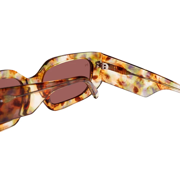 Lentes de Sol Hawkers Trendset HTRE24XWX0 Marron Estampado Unisex Talla 54mm 5