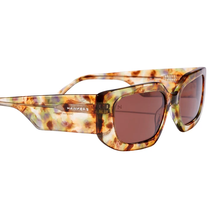 Lentes de Sol Hawkers Trendset HTRE24XWX0 Marron Estampado Unisex Talla 54mm 6