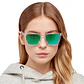 Lentes de Sol Polarizado Hawkers ONE RAW HONR21TFTP Transparente Verde Espejado Unisex Talla 54 mm - Miniatura 9