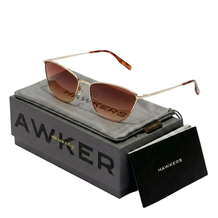 Lentes de Sol Hawkers FRESH HFRE23DWM0 Marron Degrade Unisex Talla 62 mm 1