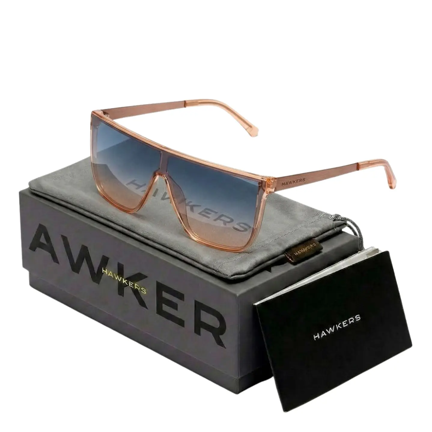 Lentes de Sol Hawkers WEED HWEE23KKT0 Azul Degrade Unisex Talla 53mm 1