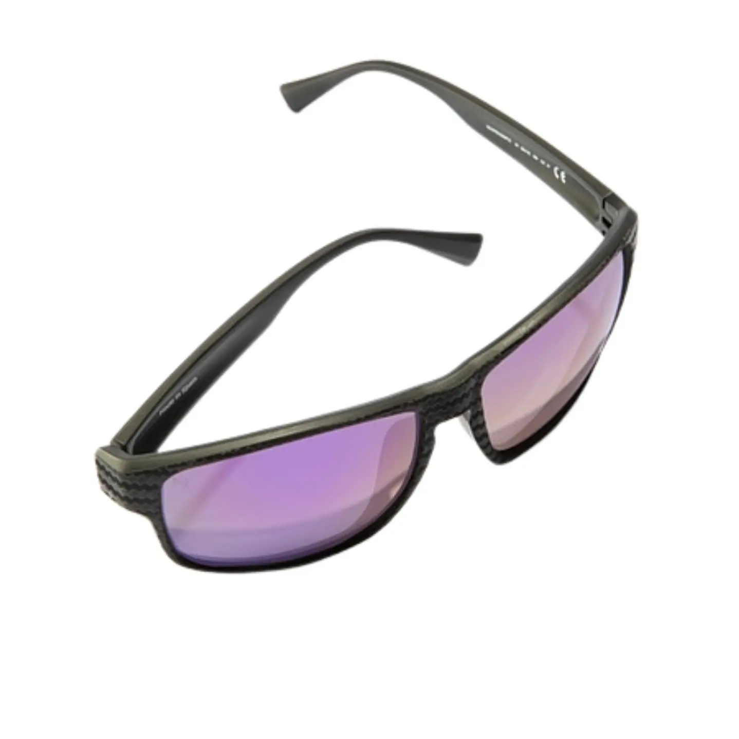 Lentes de Sol Hawkers FASTER RAW CARBON FIBER HFRA22NPT0 Morado Espejado Unisex Talla 58 mm 5