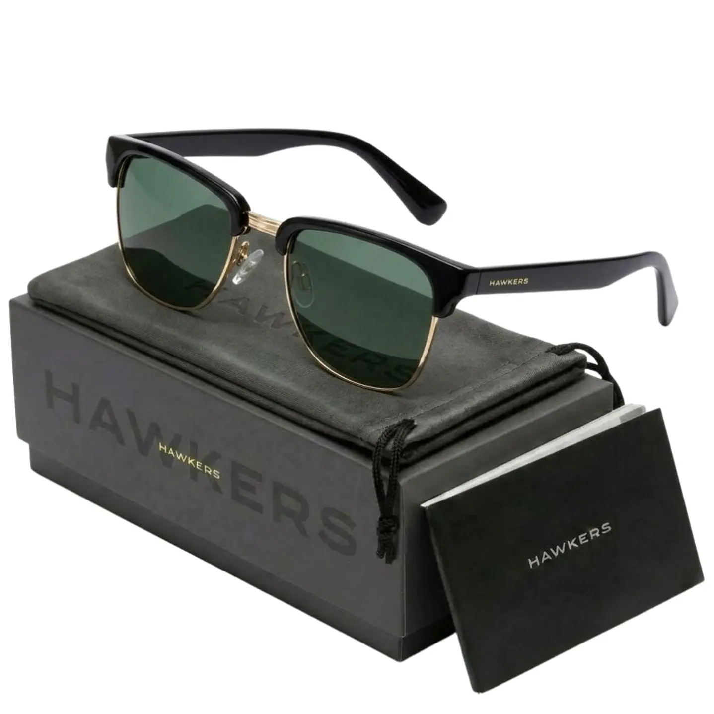 Lentes de Sol Polarizado Hawkers CLASSIC VALMONT HCVA22BETP Negro Unisex Talla 53mm 1
