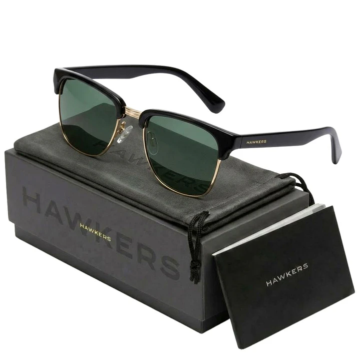 Lentes de Sol Polarizado Hawkers CLASSIC VALMONT HCVA22BETP Negro Unisex Talla 53mm 1