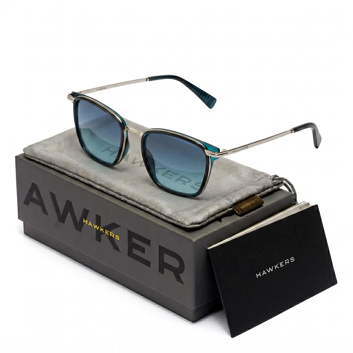 Lentes de Sol Hawkers Ink HINK23LLT0 Azul Degrade Unisex Talla 53mm 1