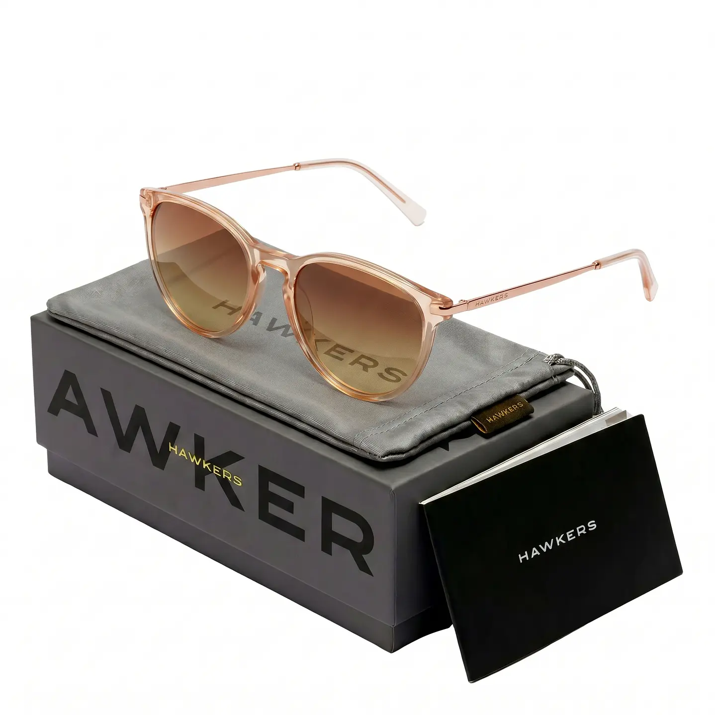 Lentes de Sol Hawkers Mark HMAR22KWX0 Beige Degrade Unisex Talla 53mm 1