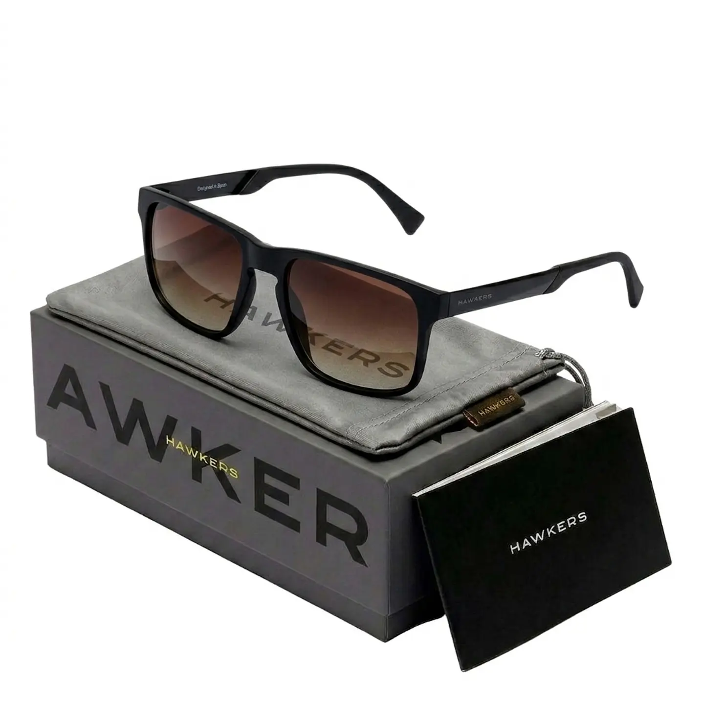 Lentes de Sol Hawkers Peak Metal HPEM21BWM0 Marron Degrade Unisex Talla 55mm 1