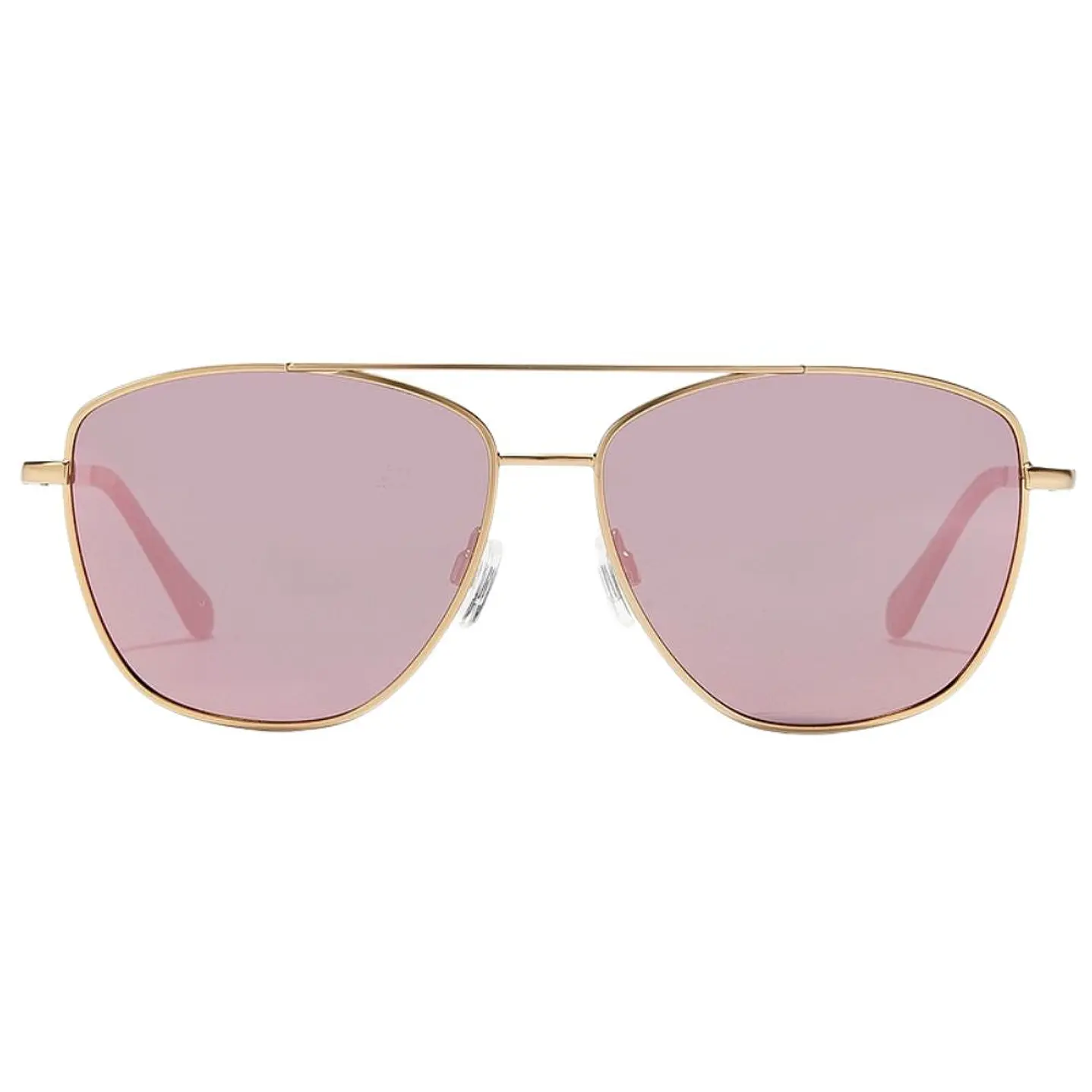 Lentes de Sol Polarizado Hawkers LAX HLAX21DKMP Oro Rosa Espejado Unisex Talla 57mm 3