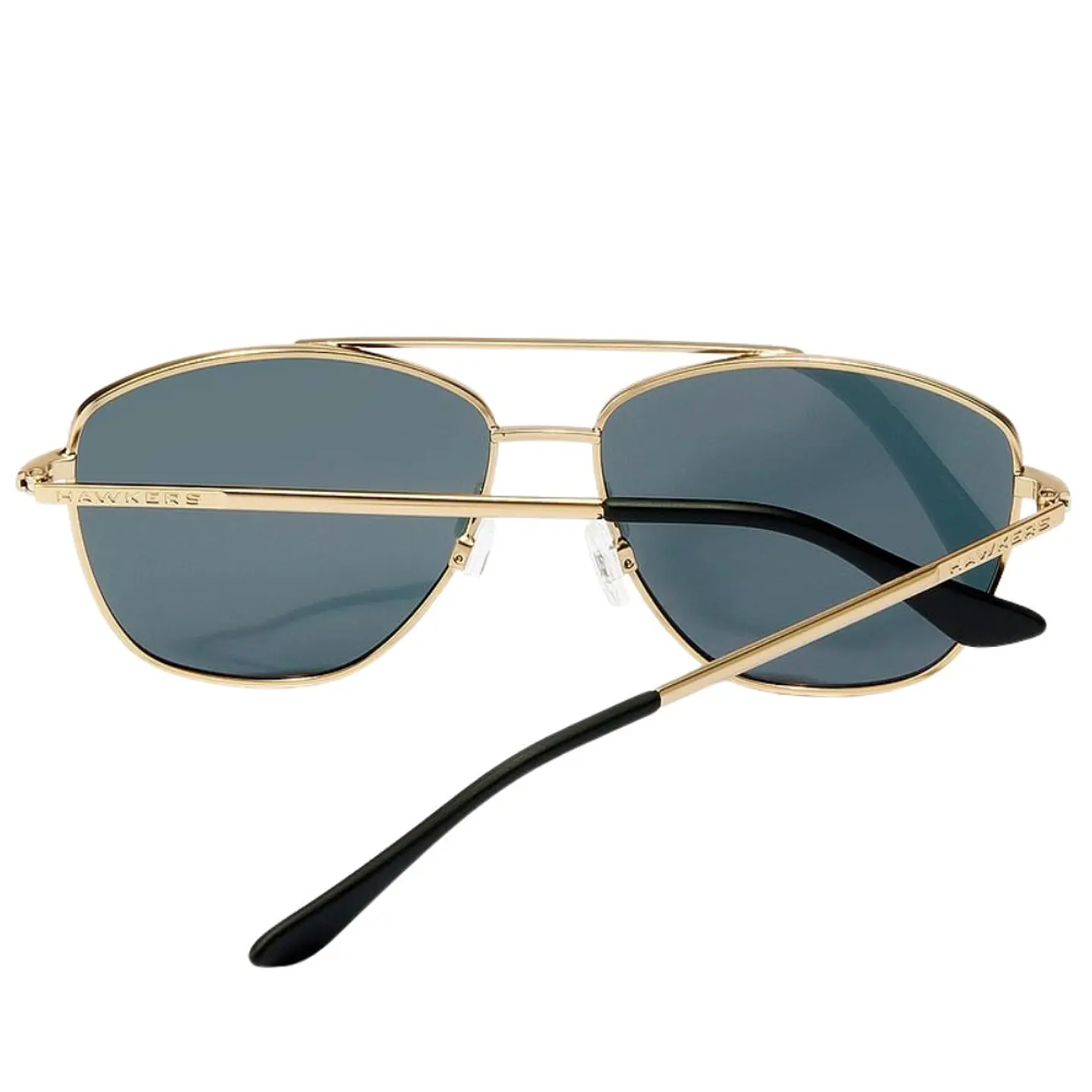 Lentes de Sol Polarizado Hawkers LAX HLAX21DKMP Oro Rosa Espejado Unisex Talla 57mm 4