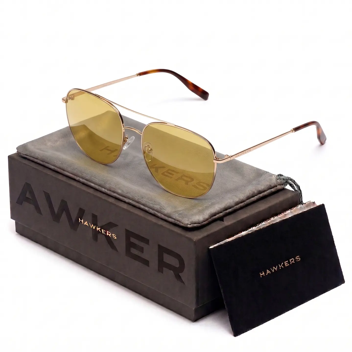 Lentes de Sol Hawkers Swag HSWA24DEM0 Dorado Unisex Talla 60mm 1